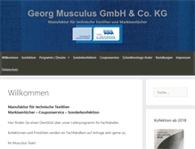 Tablet Screenshot of markisentuch.com
